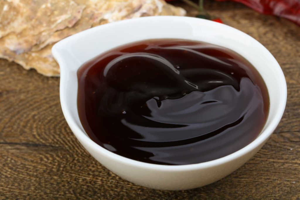 Bowl of oyster sauce