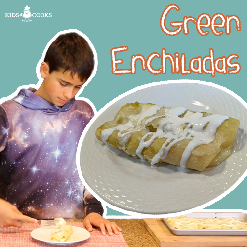 Cheese Enchiladas With Salsa Verde (Green Sauce)