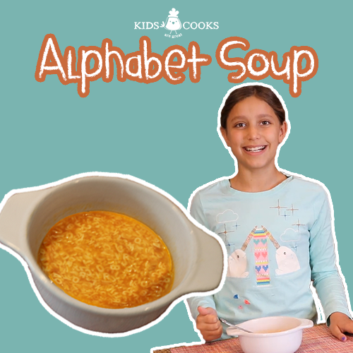 alphabet soup recipe video (sopa de letras)