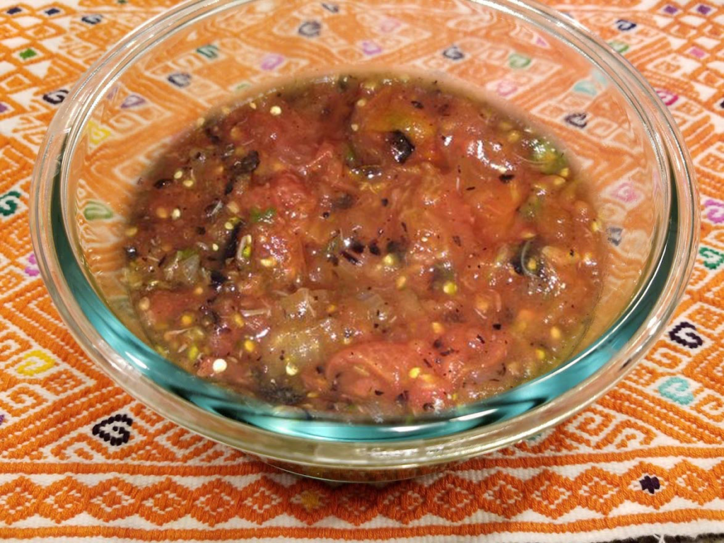 red roasted salsa image
