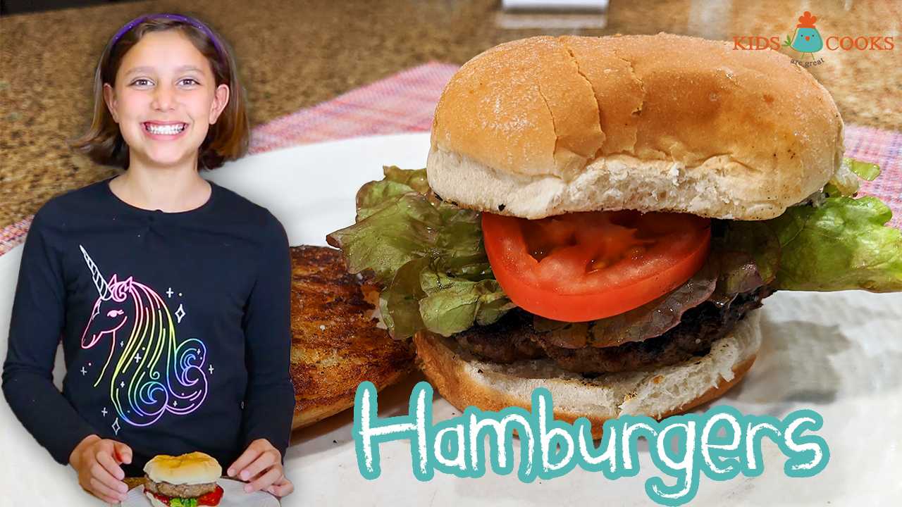 Hamburger-Grilling for Kids